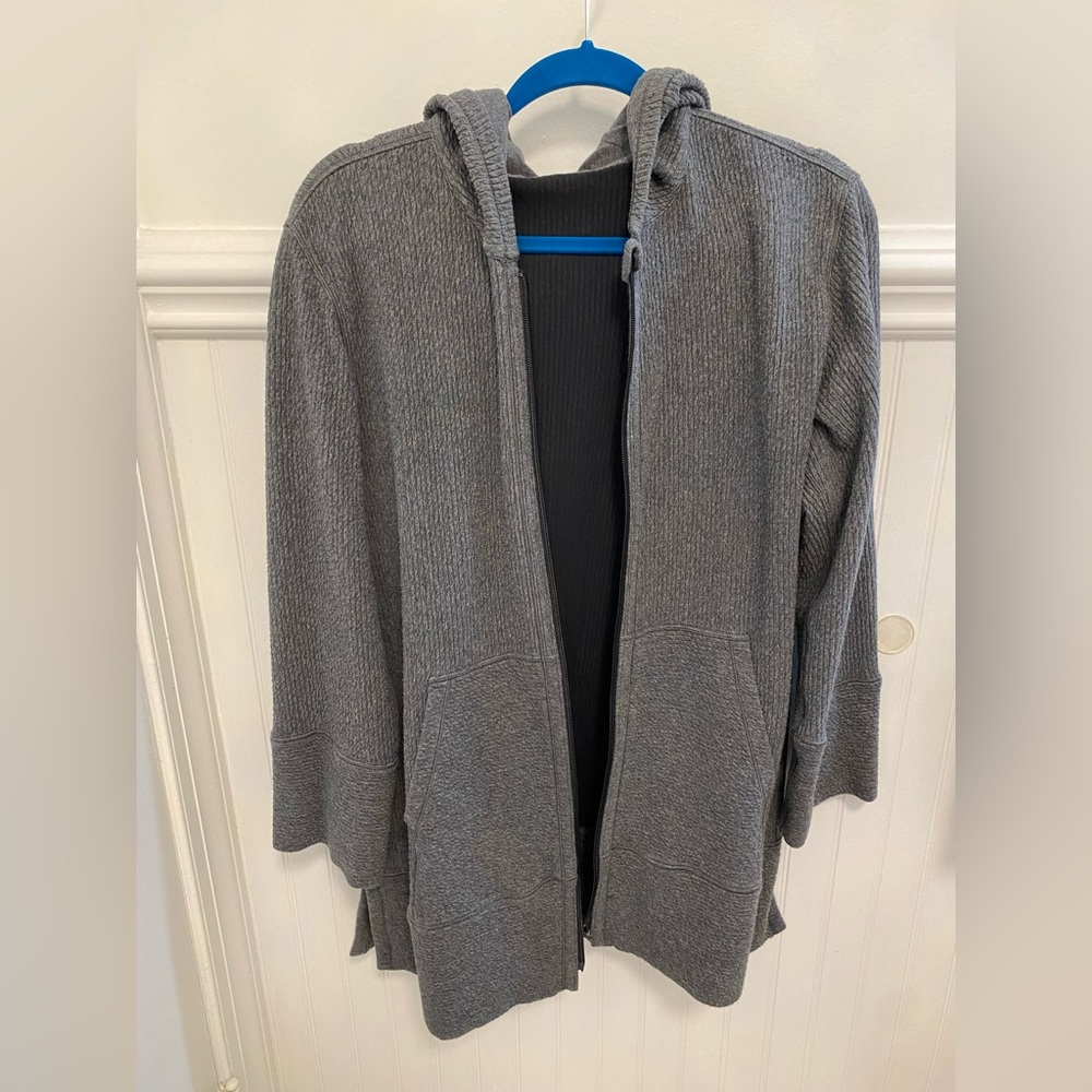 lululemon athletica Gray Hooded Jacket